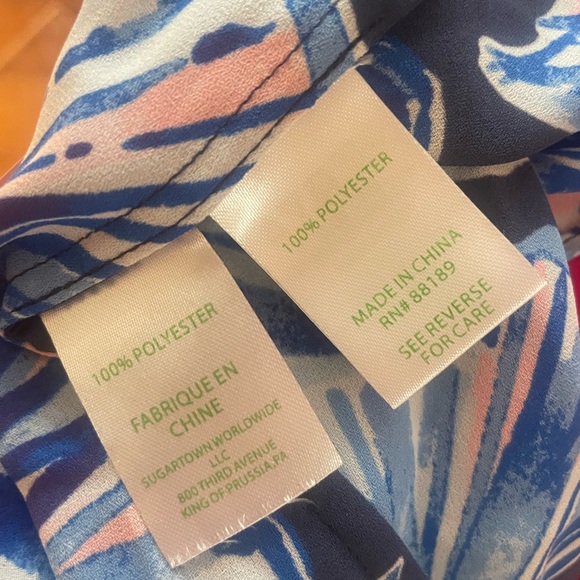 Lily Pulitzer Off the Shoulder Top - Picture 3 of 4